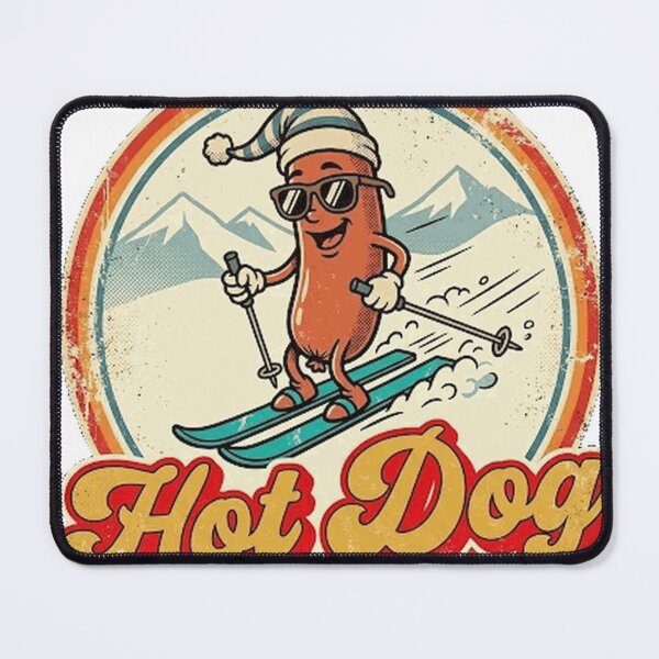 Item preview, Hot Dog Skier 1974 Classic T-Shirt designed and sold by MaLhari-Market.