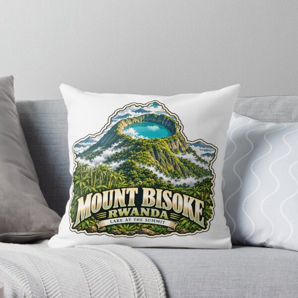 Item preview, Mount Bisoke Rwanda Lake At The Summit Africa Travel Hiking Volcano designed and sold by Simsimah26Parks.