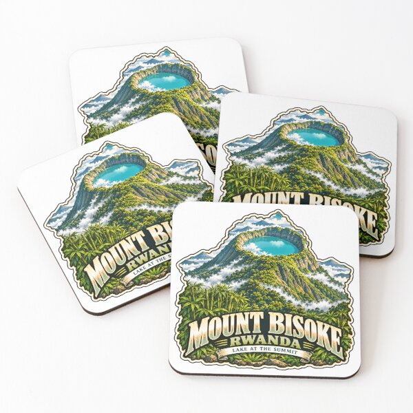 Item preview, Mount Bisoke Rwanda Lake At The Summit Africa Travel Hiking Volcano designed and sold by Simsimah26Parks.