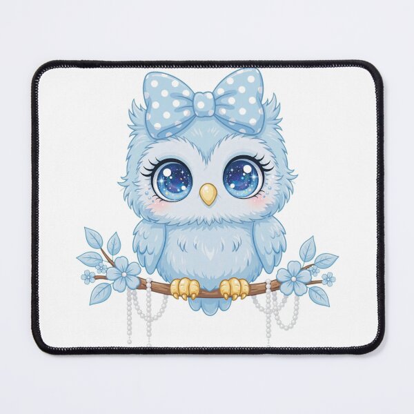 Item preview, Baby Blue Coquette Owl designed and sold by Mindful56.