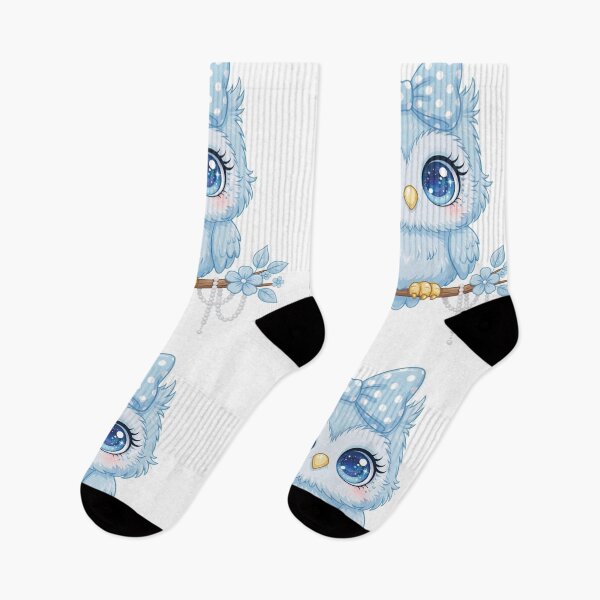 Item preview, Baby Blue Coquette Owl designed and sold by Mindful56.