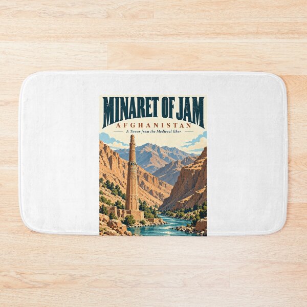 Item preview, Minaret Of Jam Afghanistan A Tower From The Medieval Ghor Historical Landmark Travel Destination designed and sold by SkeletonsDanger.