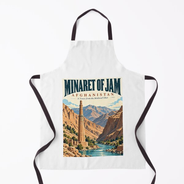 Item preview, Minaret Of Jam Afghanistan A Tower From The Medieval Ghor Historical Landmark Travel Destination designed and sold by SkeletonsDanger.