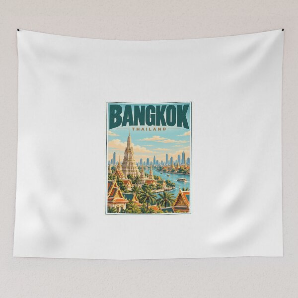 Item preview, Bangkok Thailand Travel Destination Souvenir designed and sold by HumansStuck12.