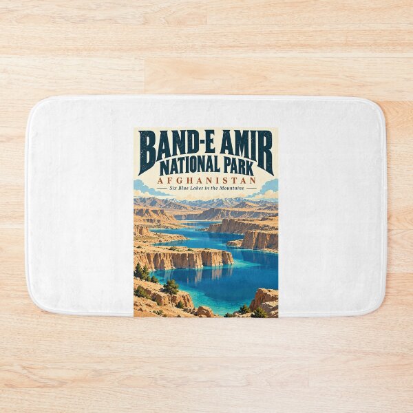 Item preview, Band-E Amir National Park Afghanistan Six Blue Lakes In The Mountains Travel Souvenir designed and sold by SkeletonsDanger.