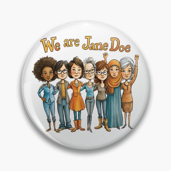 Item preview, We Are Jane Doe Diverse Women United Illustration designed and sold by Boddicca.