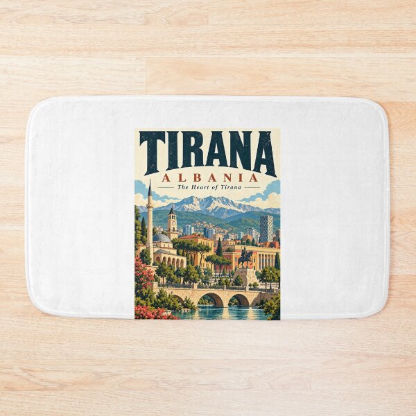 Item preview, Tirana Albania The Heart Of Tirana Albanian Travel Vacation Souvenir designed and sold by SkeletonsDanger.