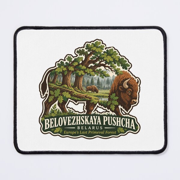 Item preview, Belovezhskaya Pushcha Belarus Europe's Last Primeval Forest European Bison Nature Traveler Wild Forest designed and sold by NeedForParks.