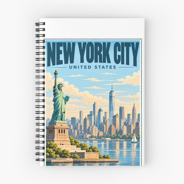 Item preview, New York City United States Travel Landmark Souvenir designed and sold by SkeletonsDanger.