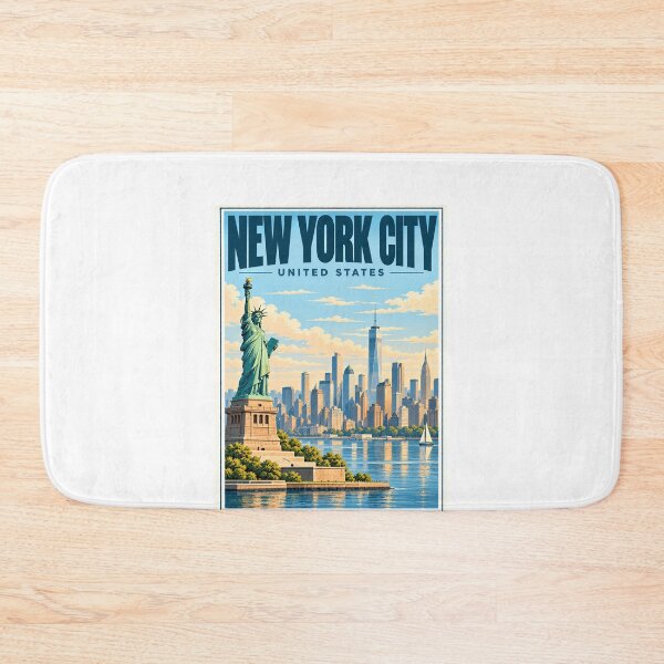 Item preview, New York City United States Travel Landmark Souvenir designed and sold by SkeletonsDanger.