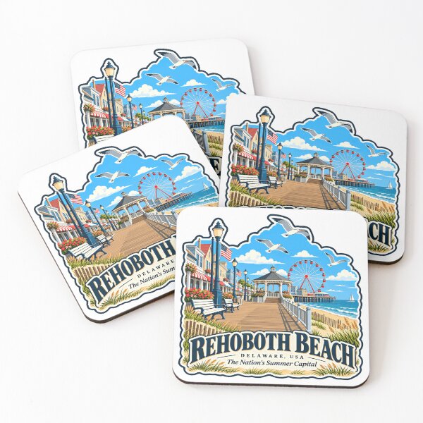 Item preview, Rehoboth Beach Delaware USA The Nation's Summer Capital Vacationer Souvenir Getaway designed and sold by NightGlyph.