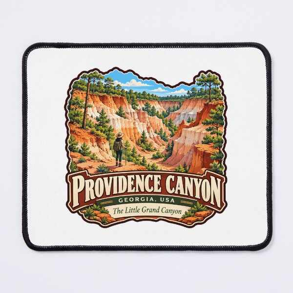 Item preview, Providence Canyon Georgia USA The Little Grand Canyon Hiking Travel Souvenir designed and sold by NeedForParks.