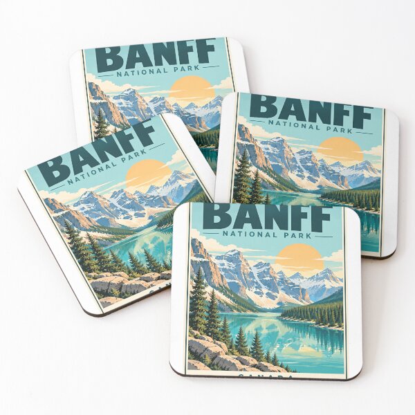 Item preview, Banff National Park Canada Travel Souvenir Mountain Lake designed and sold by SkeletonsDanger.