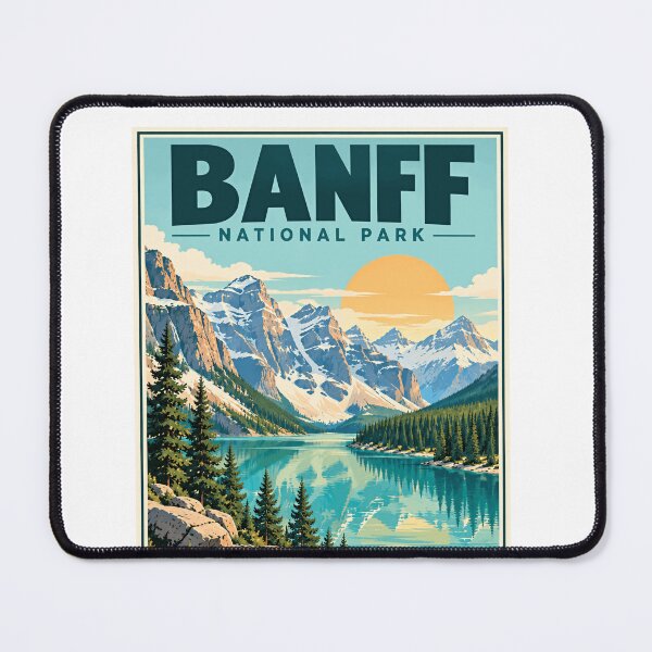 Item preview, Banff National Park Canada Travel Souvenir Mountain Lake designed and sold by SkeletonsDanger.
