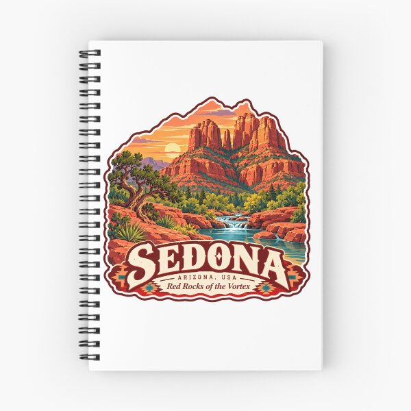 Item preview, Sedona Arizona USA Red Rocks Of The Vortex Travel Landscape Explorer designed and sold by NightGlyph.