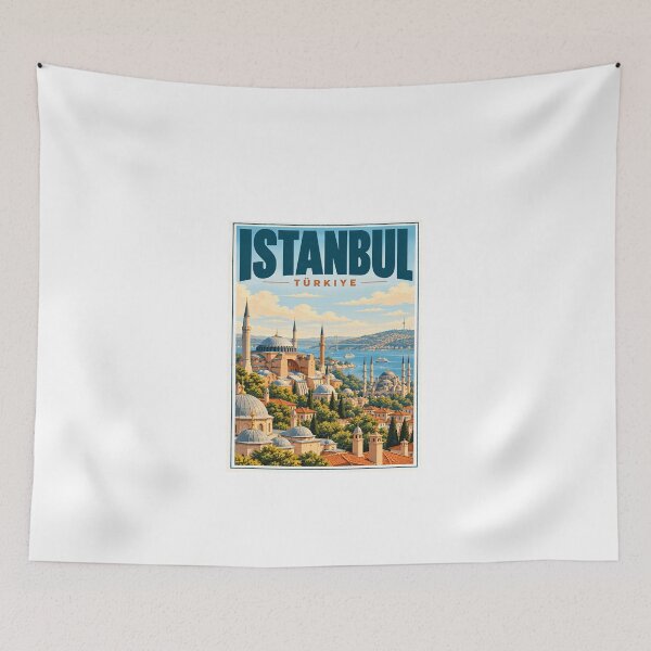 Item preview, Istanbul Türkiye Global Travel Vacation Tourist Souvenir designed and sold by HumansStuck12.