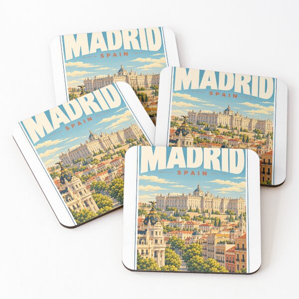 Item preview, Madrid Spain Travel Vacation Tourist Destination designed and sold by SkeletonsDanger.