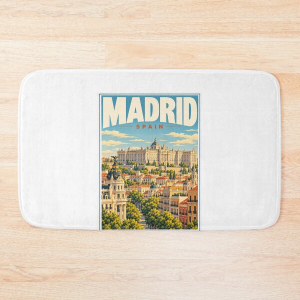 Item preview, Madrid Spain Travel Vacation Tourist Destination designed and sold by SkeletonsDanger.