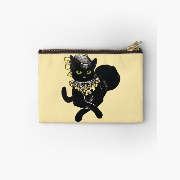 Item preview, Black cat lady wearing an elegant hat designed and sold by Konopikyu.