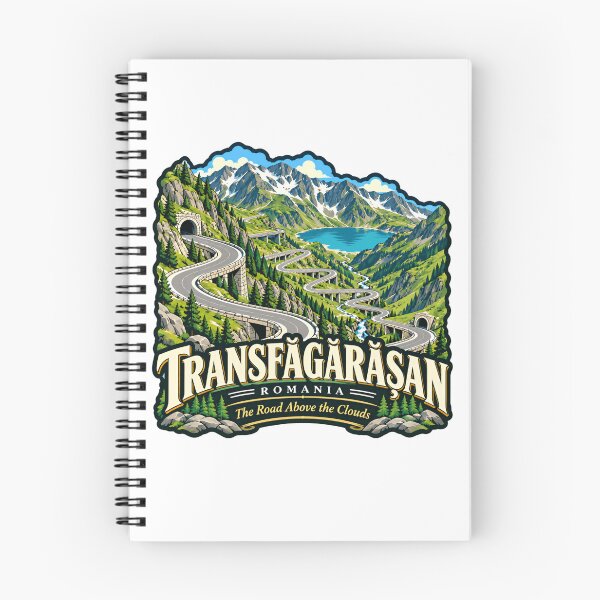 Item preview, Transfăgărășan Romania The Road Above The Clouds European Travel Road Trip Scenic Drive designed and sold by NightGlyph.