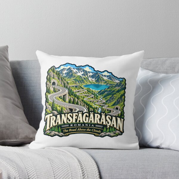 Item preview, Transfăgărășan Romania The Road Above The Clouds European Travel Road Trip Scenic Drive designed and sold by NightGlyph.