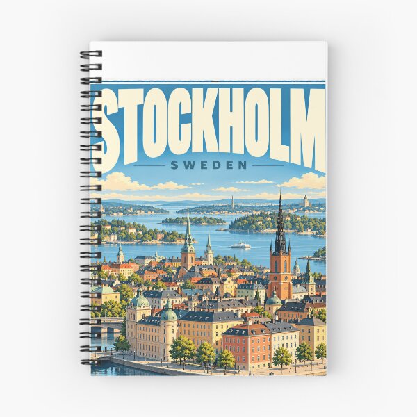 Item preview, Stockholm Sweden Travel Destination Tourist Vacation designed and sold by HumansStuck12.