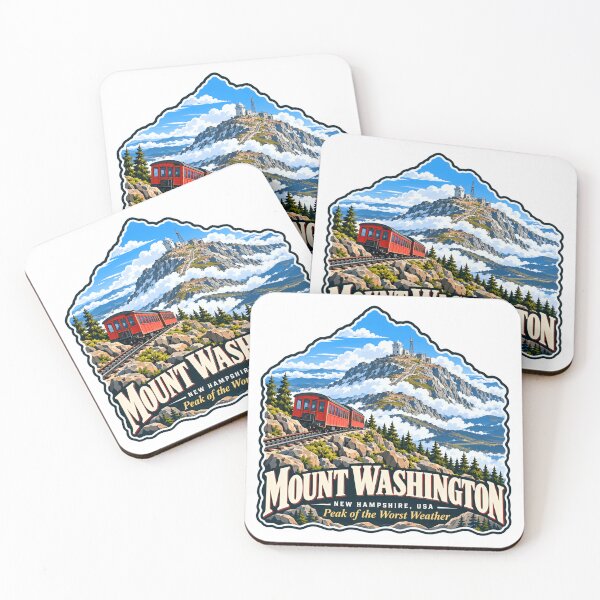 Item preview, Mount Washington New Hampshire USA Peak Of The Worst Weather Mountain Hiking Travel Souvenir designed and sold by NeedForParks.