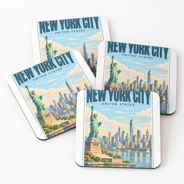 Item preview, New York City United States Travel Tourist Souvenir designed and sold by SkeletonsDanger.