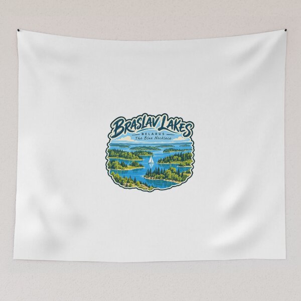 Item preview, Braslav Lakes Belarus The Blue Necklace Travel Vacation Visitor designed and sold by Simsimah26Parks.