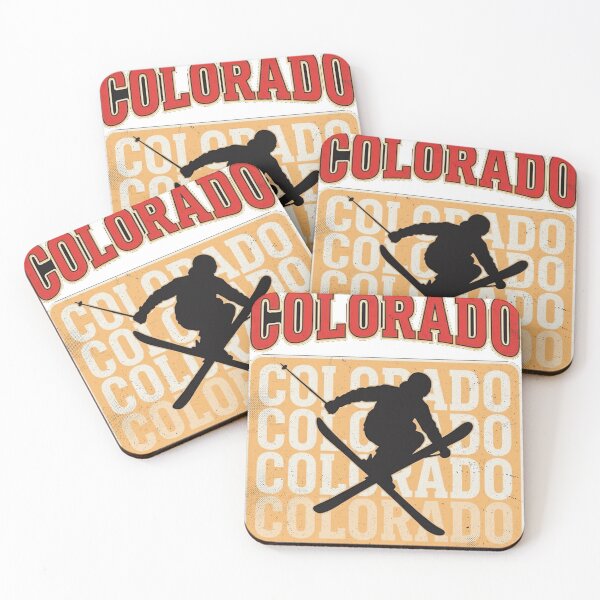 Item preview, Colorado skiing ski vintage 80's 90's sports Essential T-Shirt designed and sold by MyAnimations.