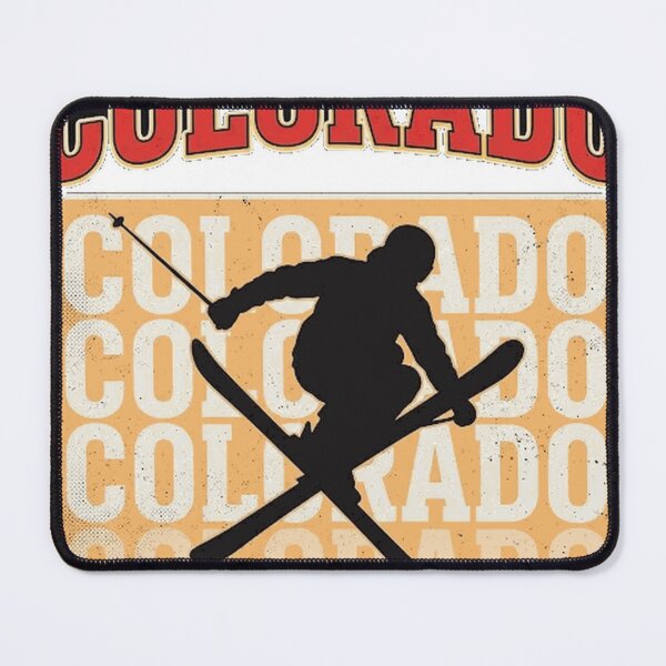 Item preview, Colorado skiing ski vintage 80's 90's sports Essential T-Shirt designed and sold by MyAnimations.