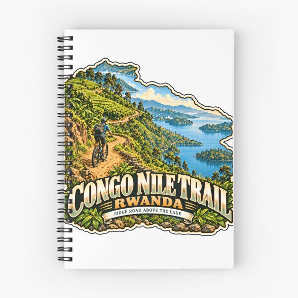 Item preview, Congo Nile Trail Rwanda Ridge Road Above The Lake Mountain Biking Adventure Traveler designed and sold by Simsimah26Parks.