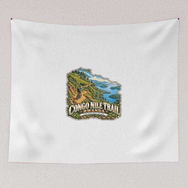 Item preview, Congo Nile Trail Rwanda Ridge Road Above The Lake Mountain Biking Adventure Traveler designed and sold by Simsimah26Parks.