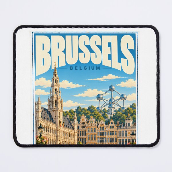 Item preview, Brussels Belgium European City Travel Destination Souvenir designed and sold by HumansStuck12.