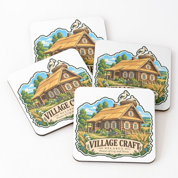 Item preview, Village Craft Belarus Houses Of Log And Straw Traditional Belarusian Heritage Architecture designed and sold by Simsimah26Parks.