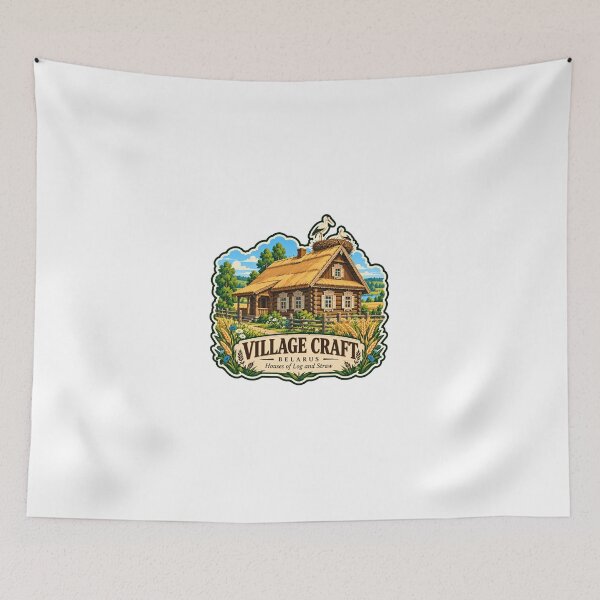 Item preview, Village Craft Belarus Houses Of Log And Straw Traditional Belarusian Heritage Architecture designed and sold by Simsimah26Parks.