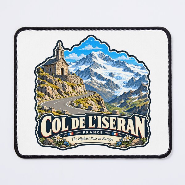 Item preview, Col De L'Iseran France The Highest Pass In Europe Cycling Mountain Pass Travel Souvenir designed and sold by NightGlyph.