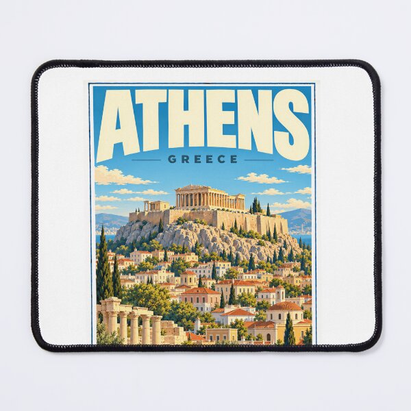 Item preview, Athens Greece Travel Vacation Tourist Landmark designed and sold by SkeletonsDanger.