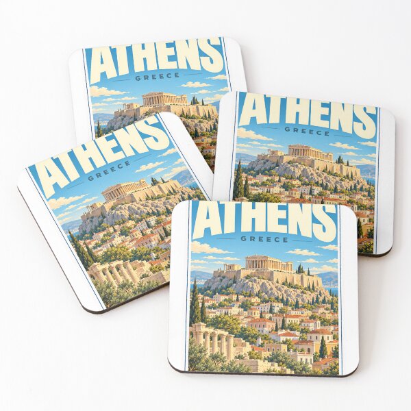 Item preview, Athens Greece Travel Vacation Tourist Landmark designed and sold by SkeletonsDanger.