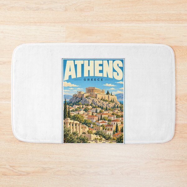 Item preview, Athens Greece Travel Vacation Tourist Landmark designed and sold by SkeletonsDanger.