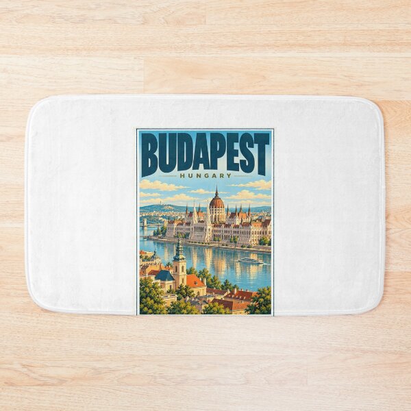 Item preview, Budapest Hungary Travel Tourist Souvenir designed and sold by SkeletonsDanger.