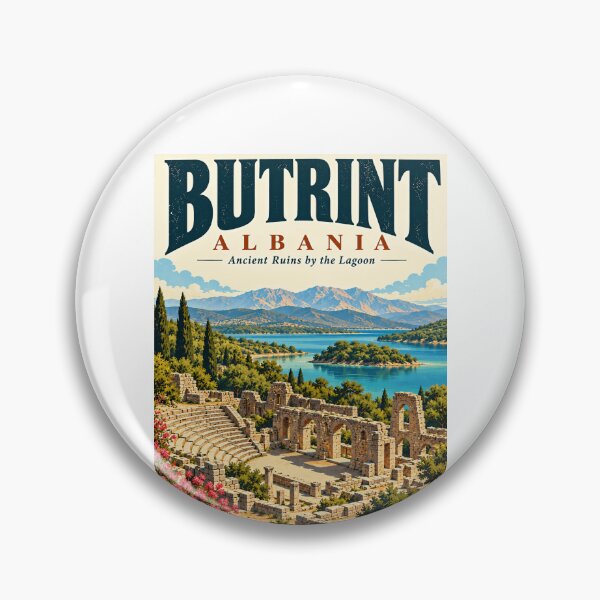 Item preview, Butrint Albania Ancient Ruins By The Lagoon Travel History Souvenir designed and sold by HumansStuck12.