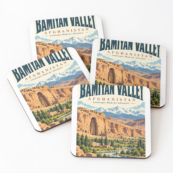 Item preview, Bamiyan Valley Afghanistan Landscapes Made For Adventure Travel Destination Explorer designed and sold by SkeletonsDanger.