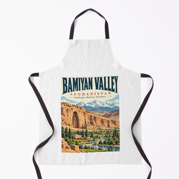 Item preview, Bamiyan Valley Afghanistan Landscapes Made For Adventure Travel Destination Explorer designed and sold by SkeletonsDanger.