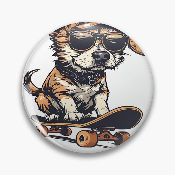 Item preview, Retro Vintage Cartoon Cute Dog Skater T-Shirt designed and sold by Print_This_Out.