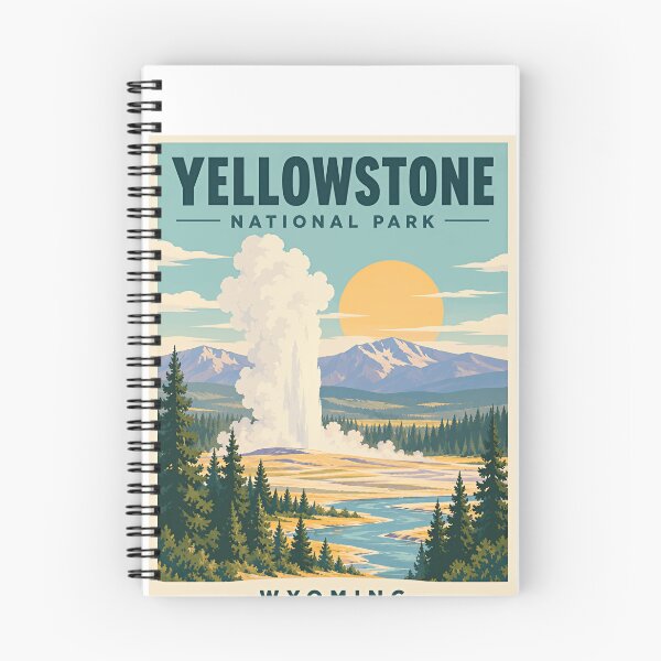 Item preview, Yellowstone National Park Wyoming Travel Adventure Explorer designed and sold by SkeletonsDanger.