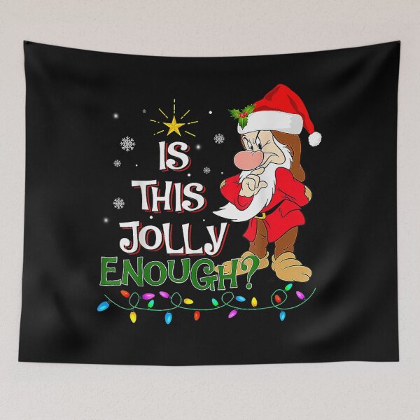 Item preview, Grumpy Christmas Character with Colorful String Lights designed and sold by DienesAngele.