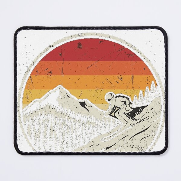 Item preview, Skier Retro Vintage Mountains Ski Skier Skiing Gift Essential T-Shirt designed and sold by MaLhari-Market.