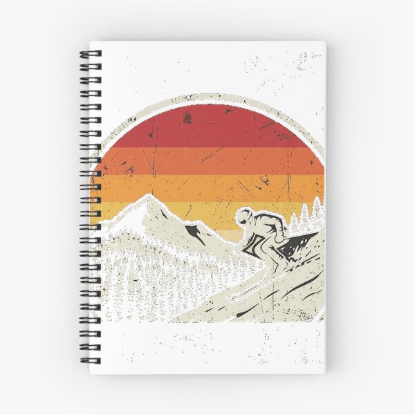 Item preview, Skier Retro Vintage Mountains Ski Skier Skiing Gift Essential T-Shirt designed and sold by MaLhari-Market.
