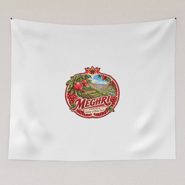 Item preview, Meghri Armenia Valley Of Ruby Fruit Pomegranate Armenian Heritage Travel Souvenir designed and sold by Simsimah26Parks.